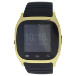 EK-B5 Montre Connectee Ouro / Preto Silicone Strap Relógio inteligente