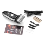 El¨¦trico recarreg¨¢vel Navalha Man Shaver Groomer Double Side Trimmer