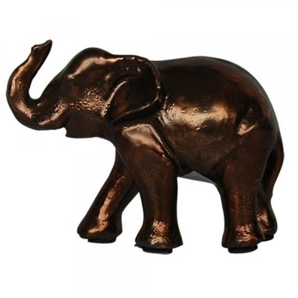 Elefante Decorativo de Resina - 10x5x7.5 Cm - Btc Decor