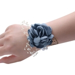 Elegante de pulso broche de flor de casamento Fontes do partido