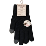 Elegantes imitação caxemira malha Telefingers Luvas de inverno quente Mittens presente (para adultos)