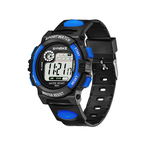Eletrônico Moda Multifuncionais Waterproof O Relógio Dos Homens - Azul