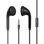 Esporte universal fone de ouvido com fio 3,5 milímetros rachadura fone de ouvido intra-auriculares com microfone
