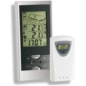 Estacão Metereológica Completa Termômetro, Barômetro e Máxima e Mínima e Relógio com Sensor Externo Incoterm
