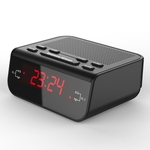 LAR Estilo Europeu Radio LED Clock Criativo Relógio Despertador cabeceira Relógio Controle Plug-In Radio FM