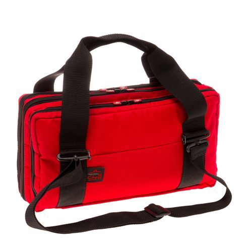 Estojo Chef para Facas e Utensílios 12 Bolsos - VERMELHO