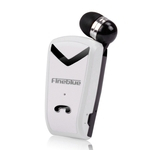 F-V2 Neg¨®cios Estilo Collar-Clip retr¨¢til fone de ouvido com microfone