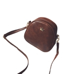 Fácil Mulher Retro Estilo Moda Matching Satchel