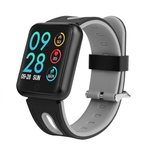 Faixa de relógio P68 inteligente IP68 monitor de pressão arterial frequência cardíaca dinâmico smartwatch impermeável para relógio iPhone Android Saúde Sport