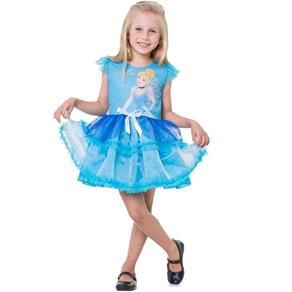 Fantasia Princesa Cinderela Infantil Pop Disney - M