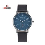 Fashion Casual Men 's Bussines Retro Design Leather Band Analog Watch
