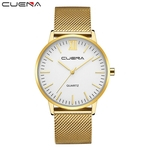 Fashion Men Crystal Stainless Steel Analog Quartz Wrist Watch Bracelet