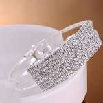 Amyove Lovely gift Fashion Square elegante cristal All-jogo Bracelet