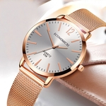Fashion Watch Women Mesh Stainless Steel Bracelet Casual Quartz Wrist Watch