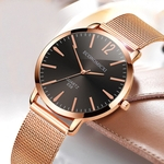 Fashion Watch Women Mesh Stainless Steel Bracelet Casual Quartz Wrist Watch