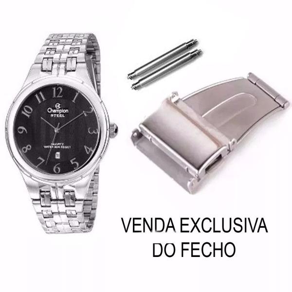 Fecho Tranca Compatível com Relógio Champion CA30981 22mm - Oficina dos Relógios