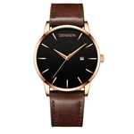 Luxury Brand Men's Quartz Clock Man Army Military Leather Date Wrist Watch