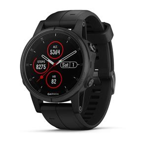 Fenix 5S Plus-Preto-Tela de Safira-Smartwatch Gps Premium para Aventuras, Multiesportivo com Música