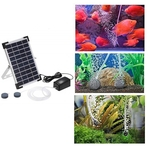 10V 5W Solar Oxigênio Bomba Oxygenator Fish Aquarium Pond Water Pump Air BSV-AP006