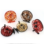 Fly Fishing Reel Flies portáteis Front Line roda Mini CNC 2BB 1: 1 Relação da engrenagem do volante Freshwater Fishing Reel