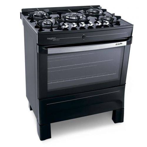 Tamanhos, Medidas e Dimensões do produto Fogão Á Gás Maggiore Vetro Gourmet - Grill Elétrico - Timer Touch - Preto Fosco - 5 Bocas - Mueller