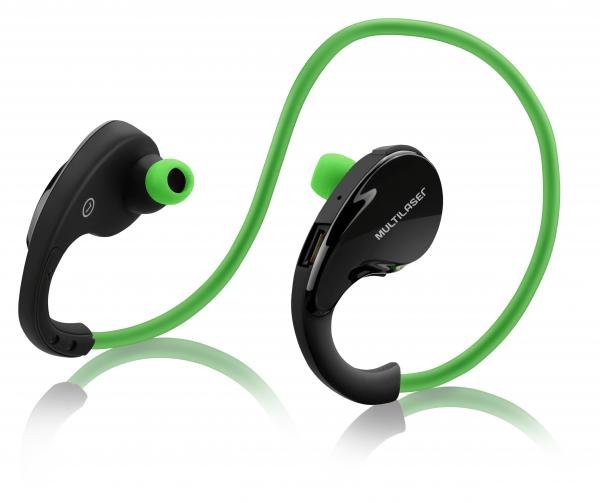 Fone de Ouvido Arco Sport Bluetooth Verde Multilaser - PH184