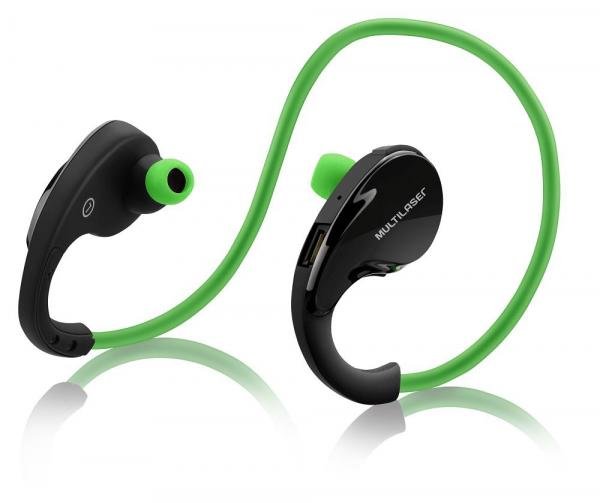 Fone de Ouvido Arco Sport Bluetooth Verde Multilaser - PH184