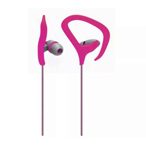 Fone de Ouvido Auricular Fitness Rosa Multilaser - Ph166