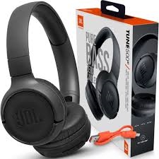 Fone de Ouvido Bluethooth com Microfone Jbl T500bt Preto