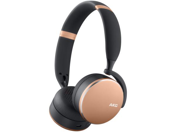 Fone de Ouvido Bluetooth AKG Y500 com Microfone - Dourado