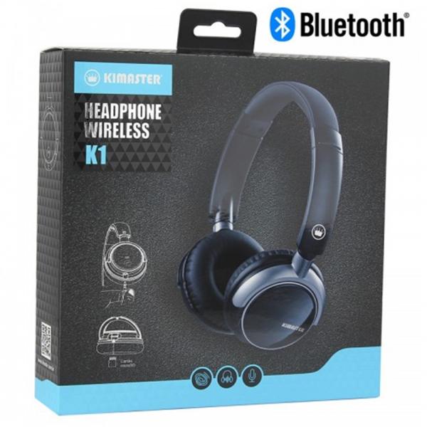 Fone de Ouvido Bluetooth Headphone K1 - Kimaster