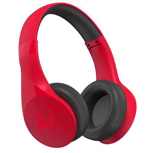 Fone de Ouvido Bluetooth Motorola Pulse Escape com Microfone e Controles Touch - Vermelho