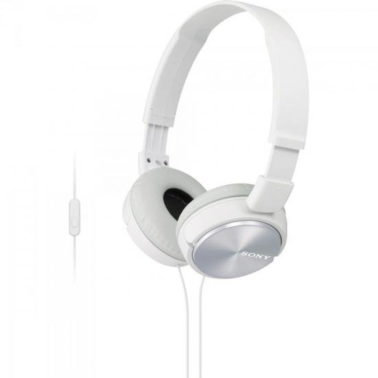 Fone de Ouvido com Microfone Mdr-Zx310Ap Branco Sony