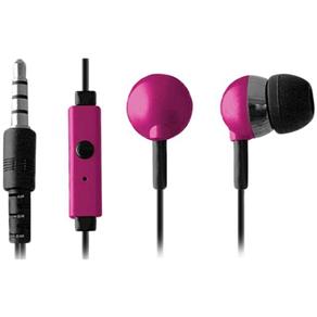 Fone de Ouvido com Microfone Rosa