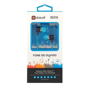 Fone de Ouvido DC-F15 Azul