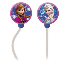 Fone de Ouvido Disney Frozen Multilaser PH128 Branco e Rosa