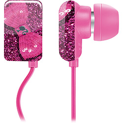 Fone de Ouvido Earphone Multilaser PH108 Barbie Rosa