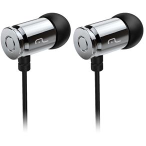 Fone de Ouvido Earphone Premium Ph092 Prata - Multilaser