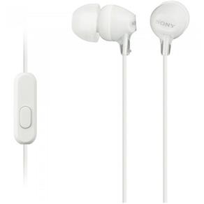 Fone de Ouvido Estéreo Intra-Auricular com Microfone Mdrex15Ap Branco Sony