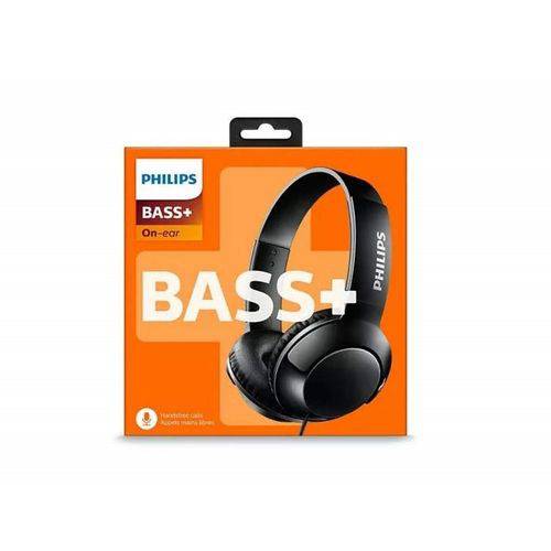 Fone de Ouvido Extra Bass com Microfone Philips 3075 Preto