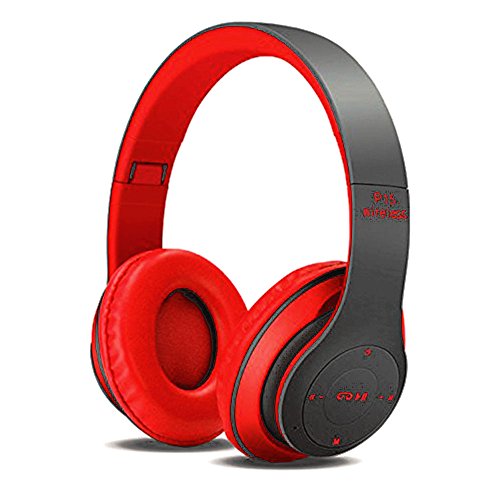 Fone de Ouvido Headphone Bluetooth 4.2 Fm/ Micro Sd Vermelho