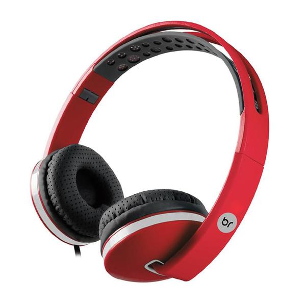 Fone de Ouvido Headphone Colors Vermelho 471 Bright