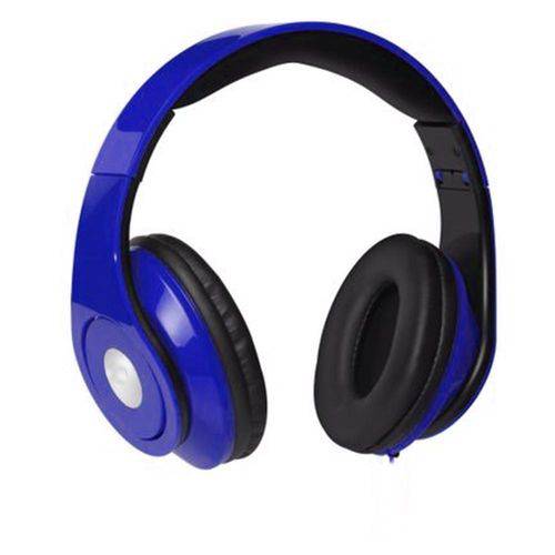 Fone de Ouvido Headphone P2 Azul Hoopson F017