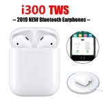 I300 TWS 1: 1 Bluetooth 5.0 fone de carregamento sem fio Headset Smart Sensor Baixo Earbuds Gostar