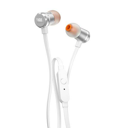 Fone de Ouvido In Ear JBL T290 Prata