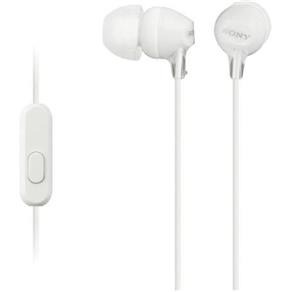 Fone de Ouvido Intra-Auricular com Microfone Branco Mdr-Ex15Ap/W