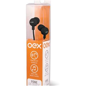 Fone de Ouvido Intra Auricular Preto Newex