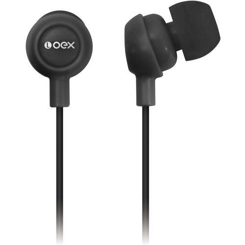 Fone de Ouvido Intra Auricular Preto Oex Unidade