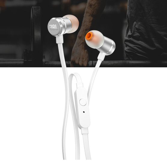 Fone de Ouvido JBL T290 Prata In Ear