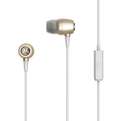 Fone de Ouvido Motorola Earbuds Metal Dourado Sh0